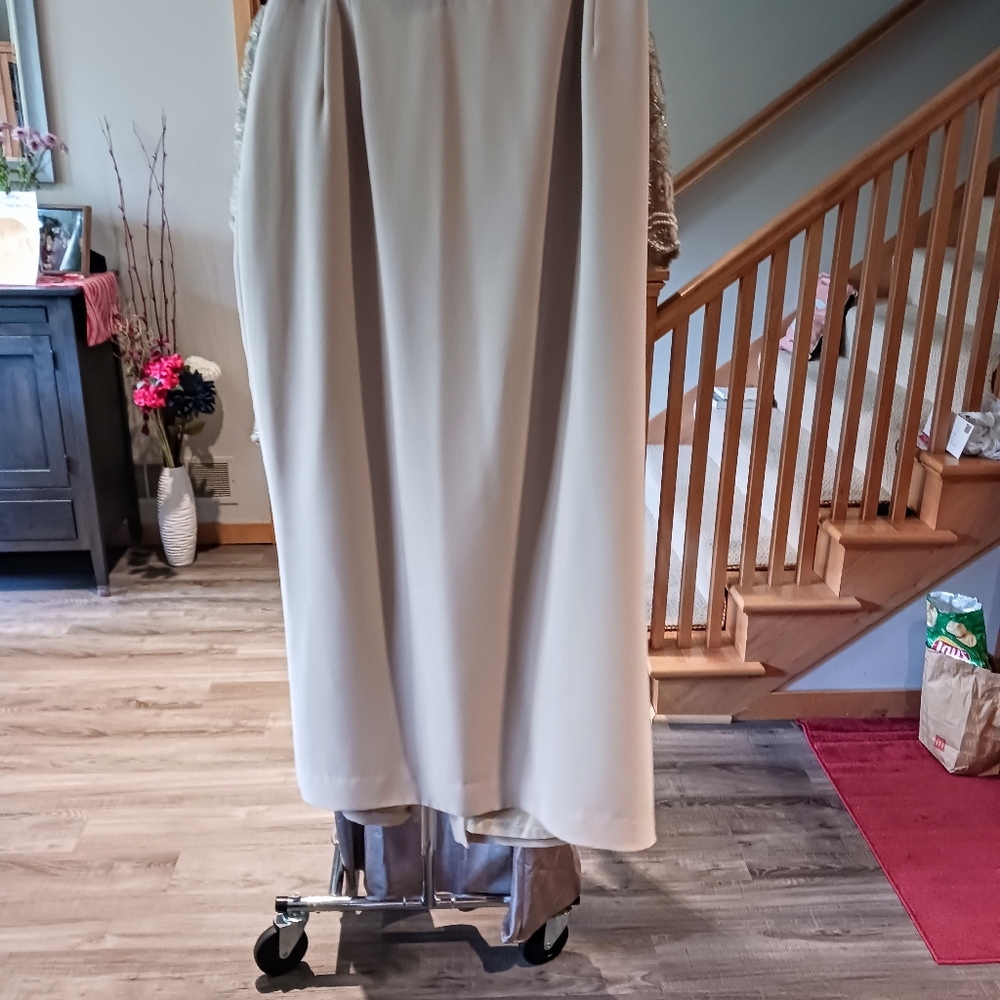 Taupe beaded, 2 piece Mother of the Bride dress.  David's Bridal, 18W. Worn 1x